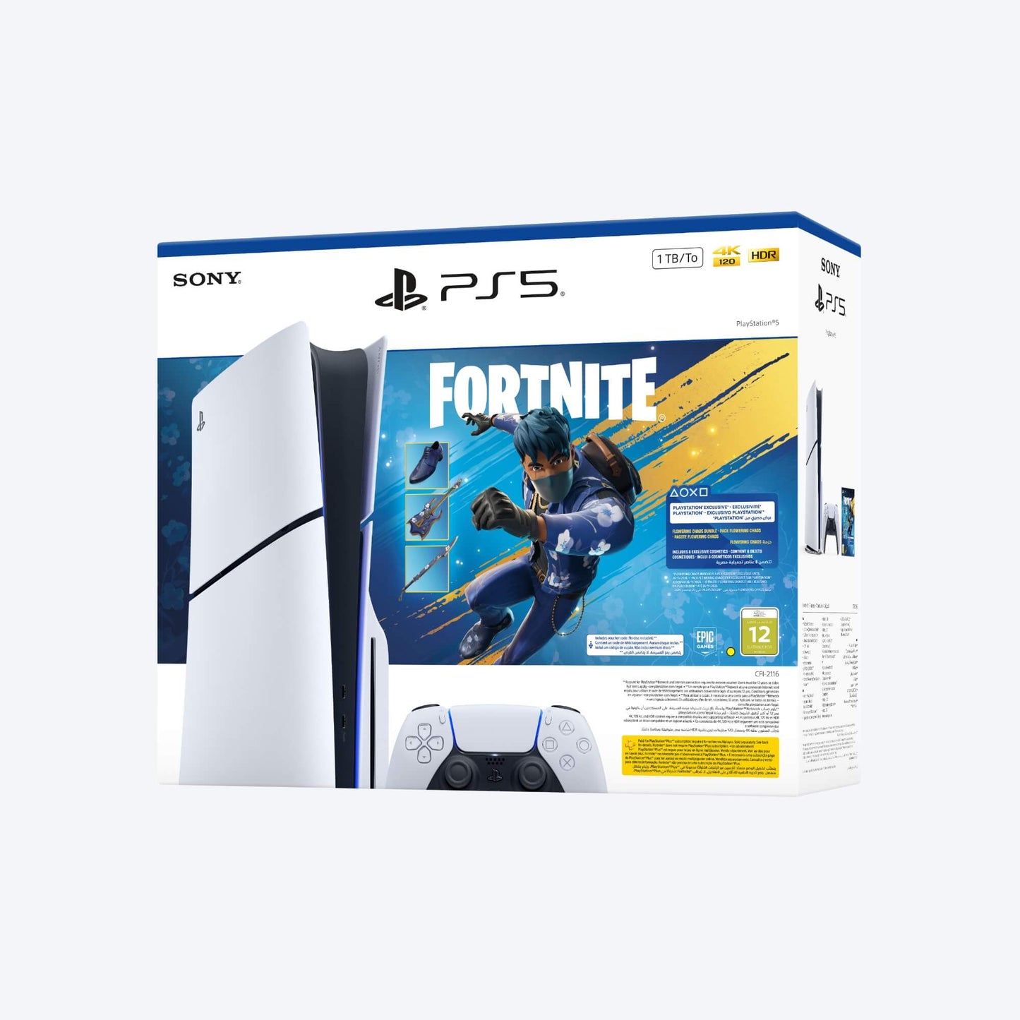 Sony PlayStation®5 Console 1TB – Fortnite Flowering Chaos Bundle