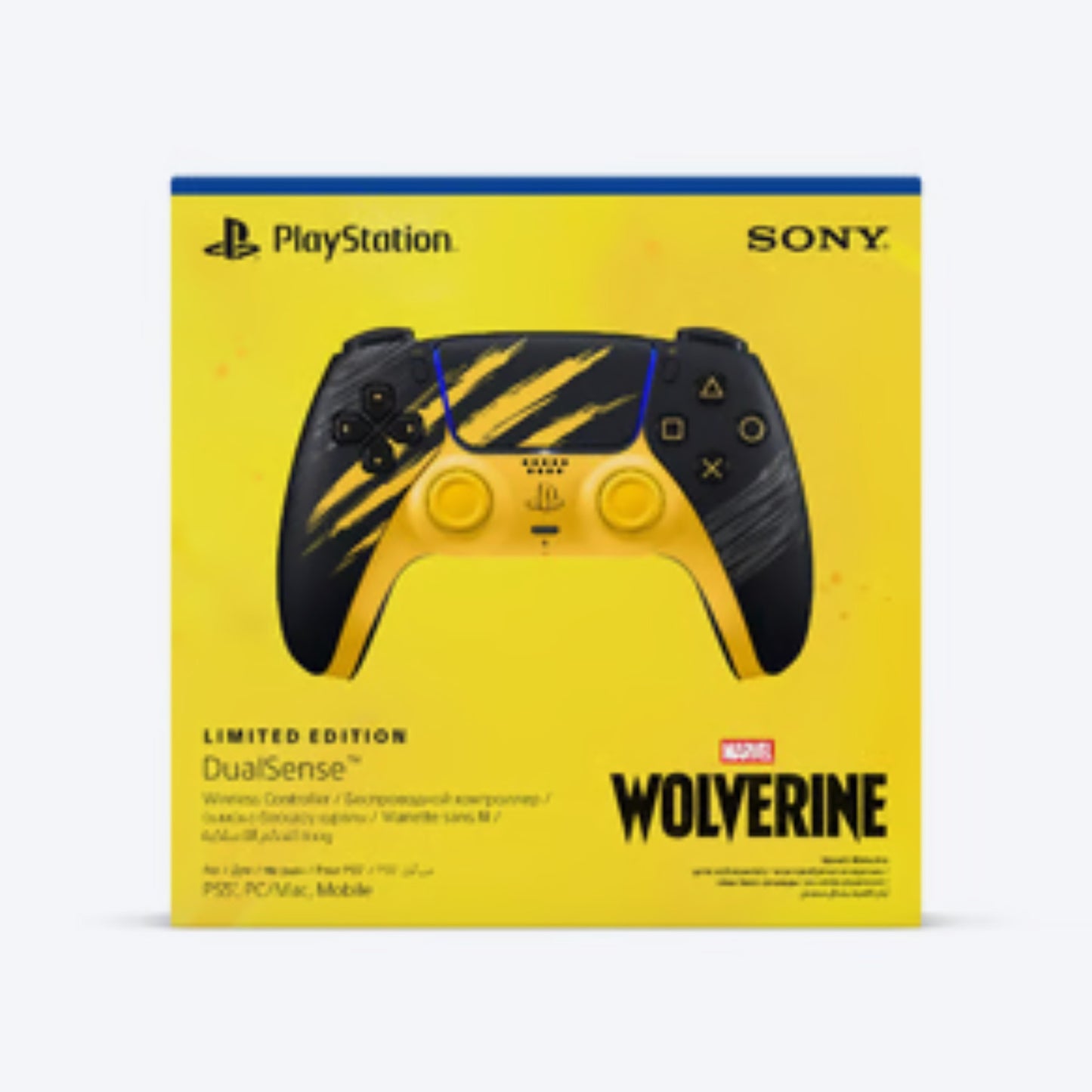  DualSense® Wireless Controller – Marvel’s Wolverine Battle Yellow Limited Edition
