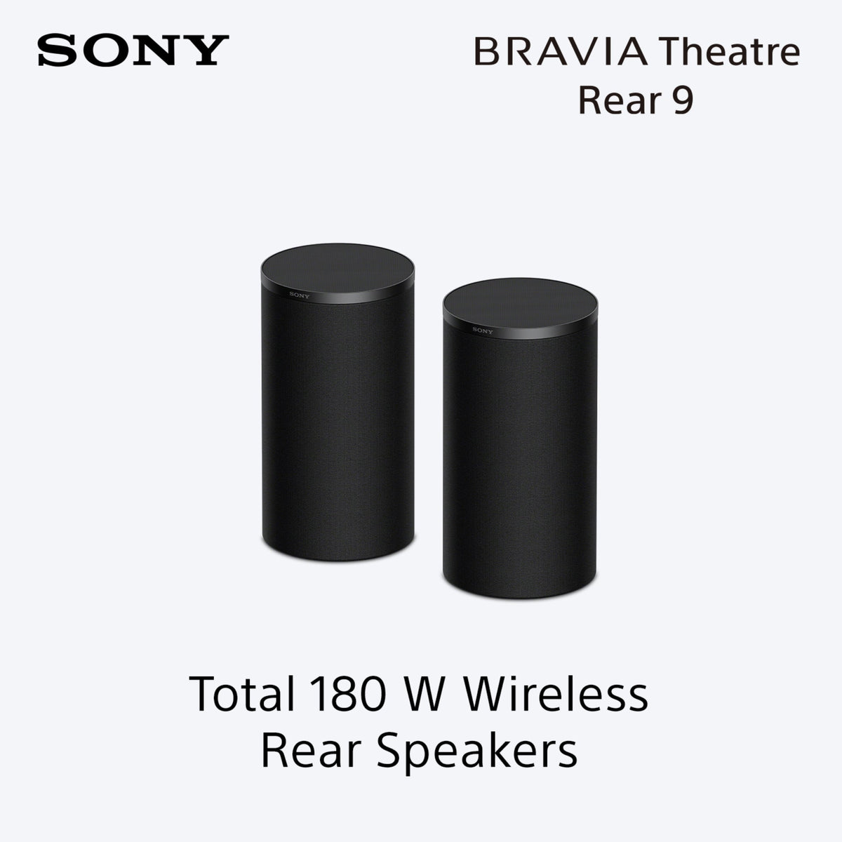 Sony BRAVIA Theatre Rear 9, 200 W Wireless Rear Speakers for Sound bar/ Home Theater Sound System, 2026 Model