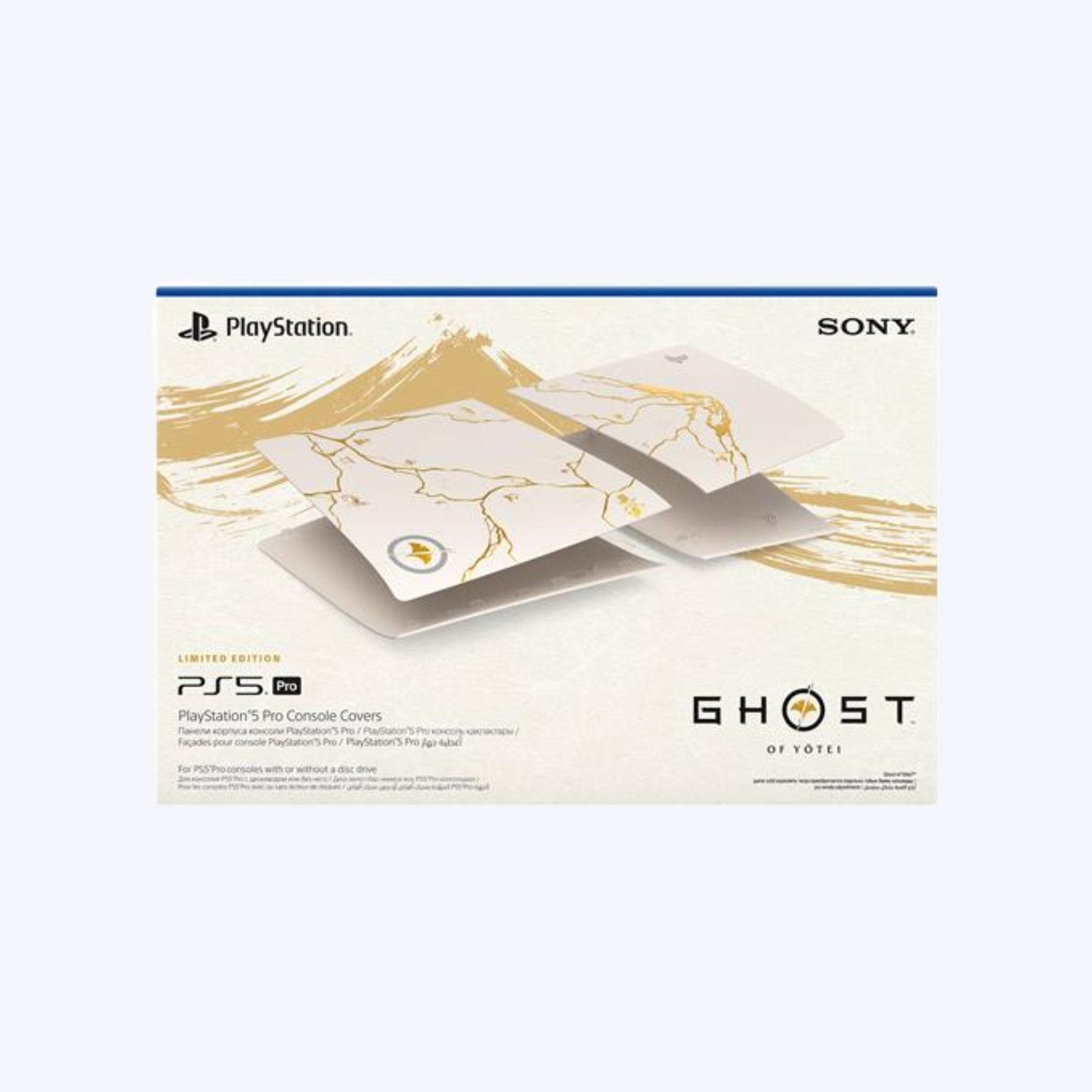 PlayStation®5 Pro Console Covers – Ghost of Yotei™ Gold Limited Edition