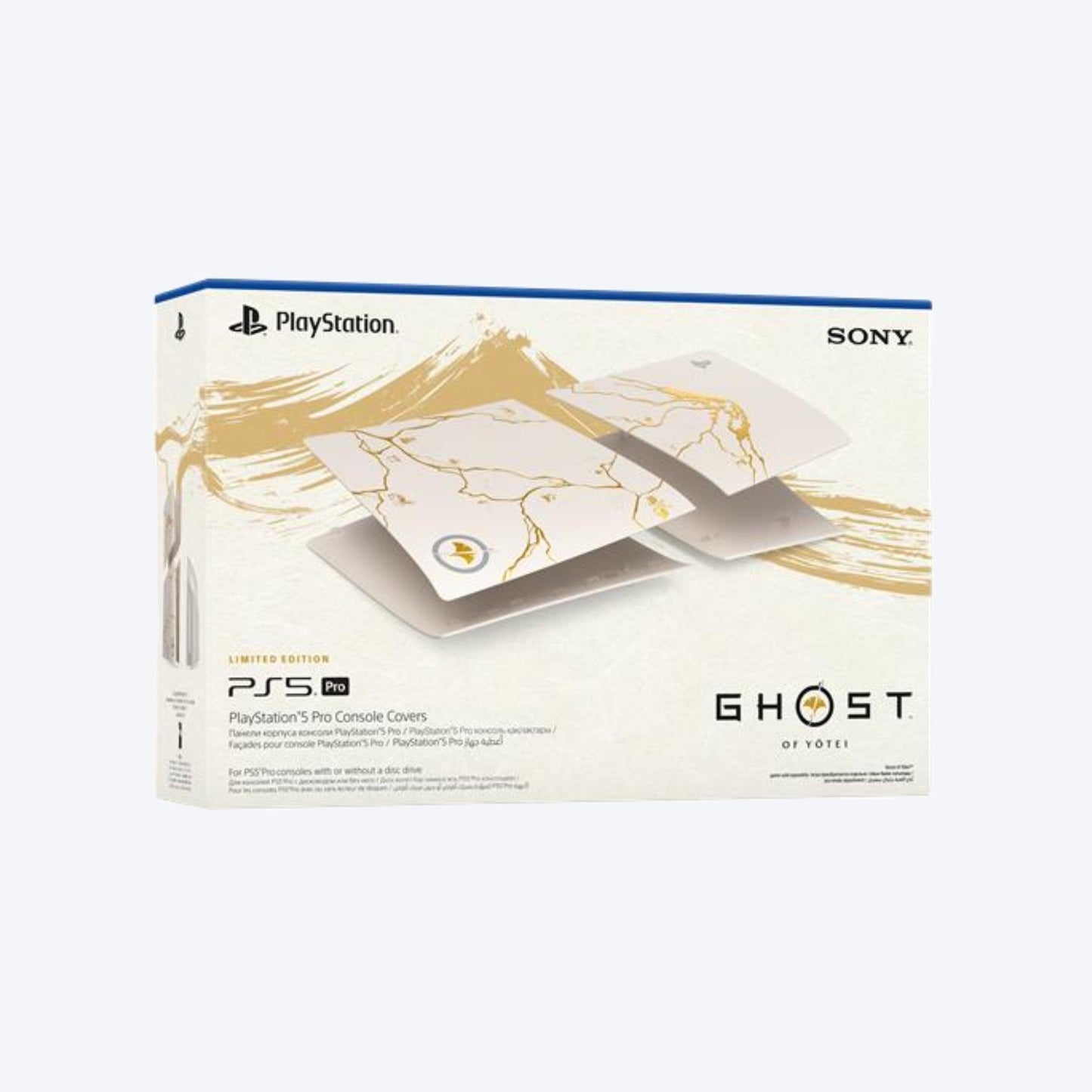 PlayStation®5 Pro Console Covers – Ghost of Yotei™ Gold Limited Edition