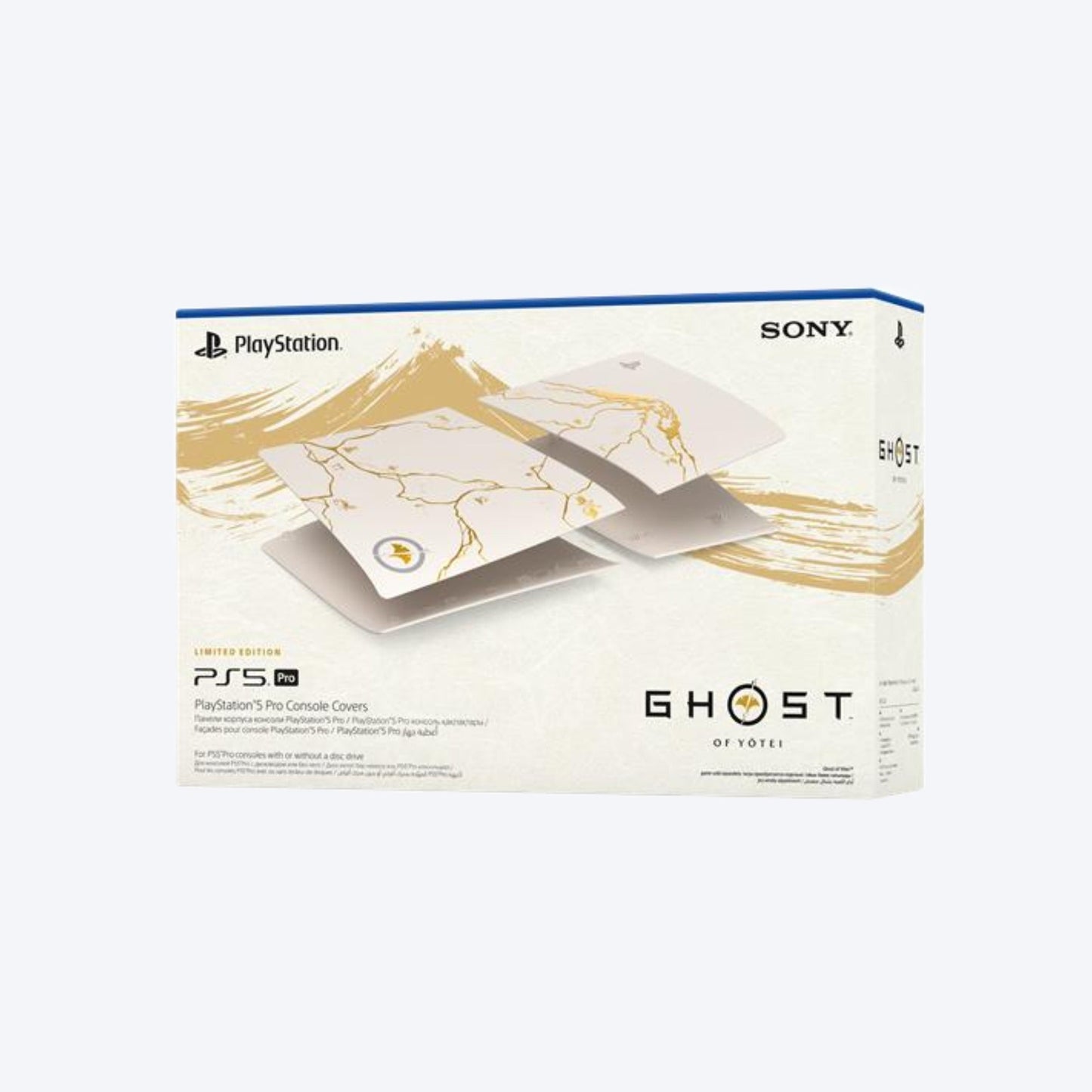 PlayStation®5 Pro Console Covers – Ghost of Yotei™ Gold Limited Edition
