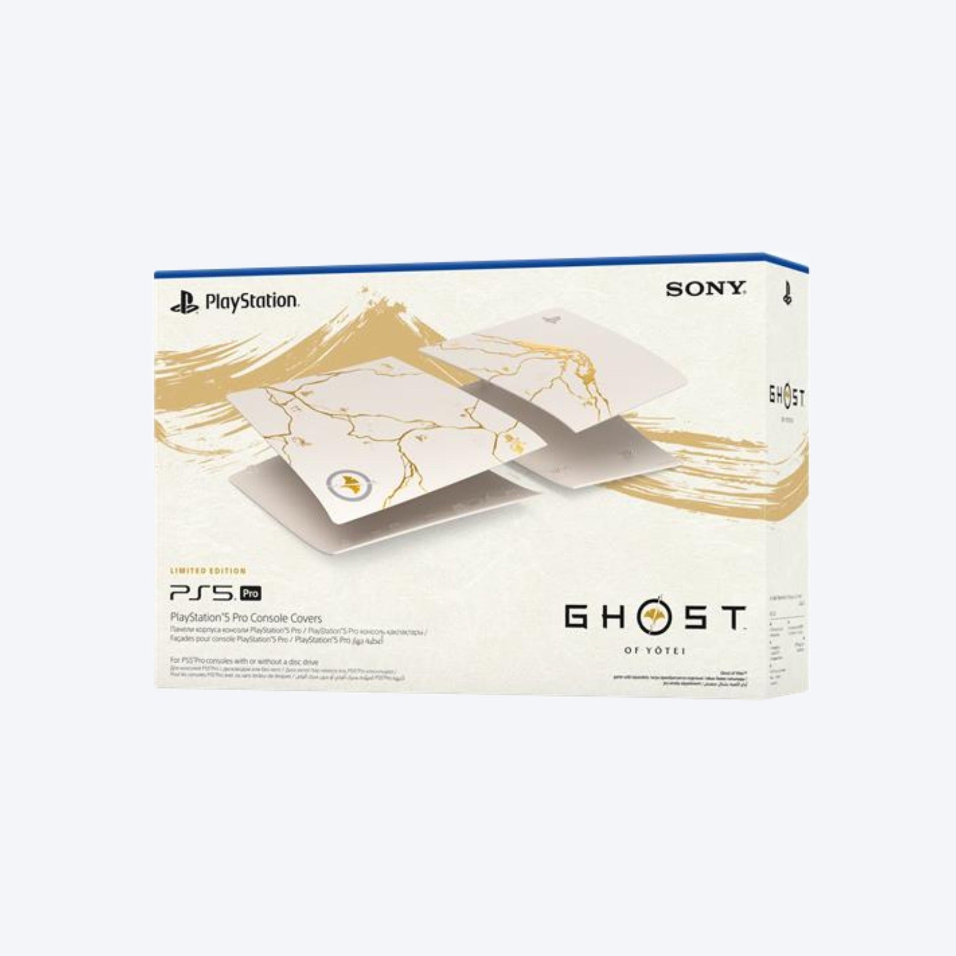 PlayStation®5 Pro Console Covers – Ghost of Yotei™ Gold Limited Edition