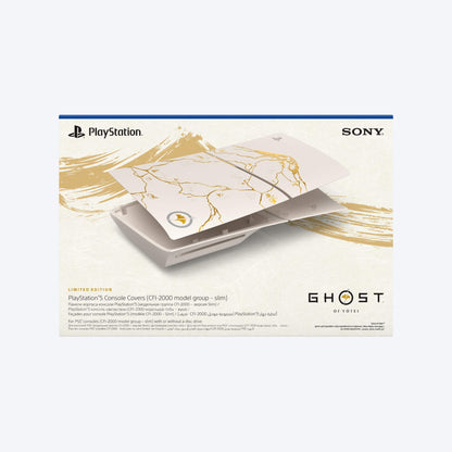 PS5® Console Covers (model group - slim) - Ghost of Yotei Gold Limited Edition