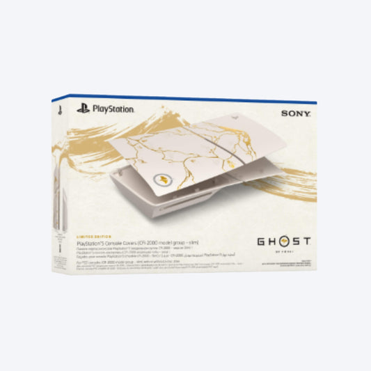 PS5® Console Covers (model group - slim) - Ghost of Yotei Gold Limited Edition
