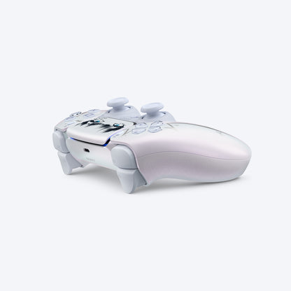 PlayStation 5 controller skin featuring anime-style eyes on the touchpad