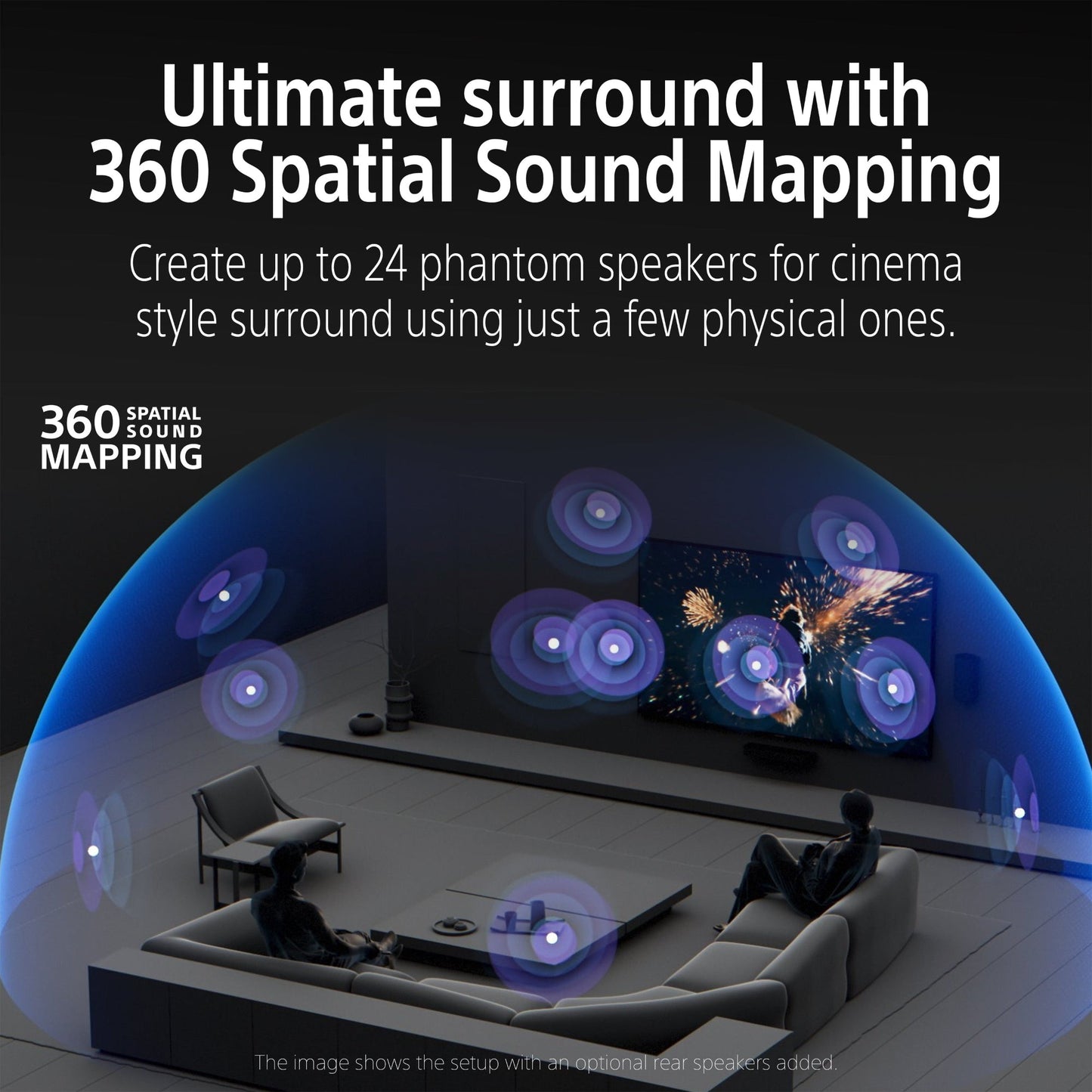Sony BRAVIA Theatre Trio, Flagship Three-Piece Theatre System, Surround Sound by Dolby Atmos®/DTS:X®, 360 Spatial Sound Mapping, 2026 Model