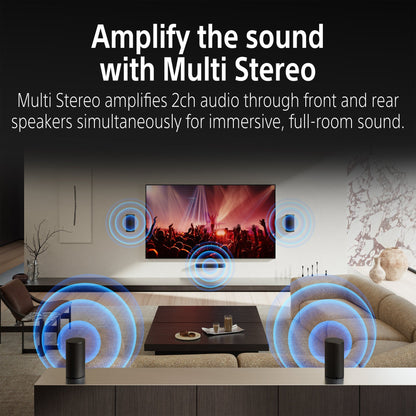Sony BRAVIA Theatre Trio, Flagship Three-Piece Theatre System, Surround Sound by Dolby Atmos®/DTS:X®, 360 Spatial Sound Mapping, 2026 Model