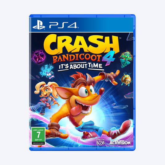 لعبة Crash Bandicoot 4: It's About Time لجهاز PlayStation من سوني | PS 4