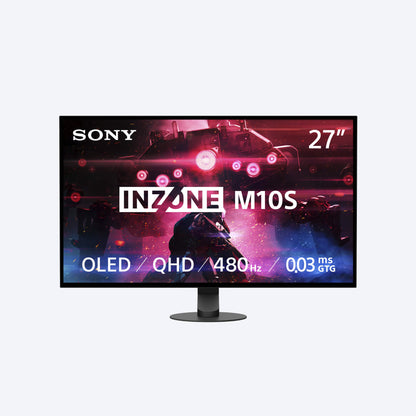 Sony INZONE M10S | 27 inch QHD OLED 0.03ms 480Hz Gaming Monitor Clutch Master Bundle